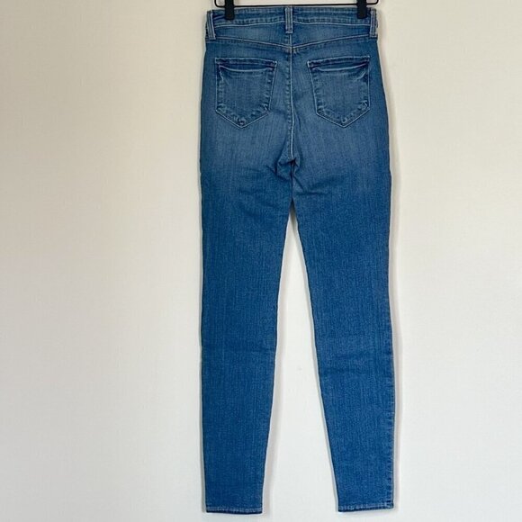 NWT L'AGENCE Marguerite Blanks High Rise Skinny Jean - Size 25 - Picture 7 of 9